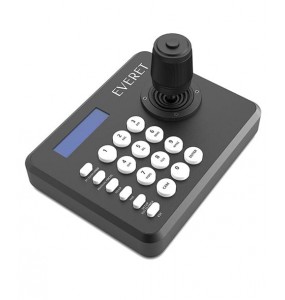 EVKB-MINI universal compact PTZ Camera Controller, featuring NDI compatibility, PoE, VISCA serial control ONVIF