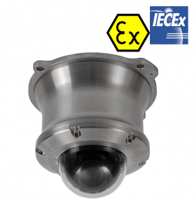 IP PTZ Network Camera OnVif certified Atex IECEX for gas, dust, oil, and gas sectors, reinforced for explosion protection in off